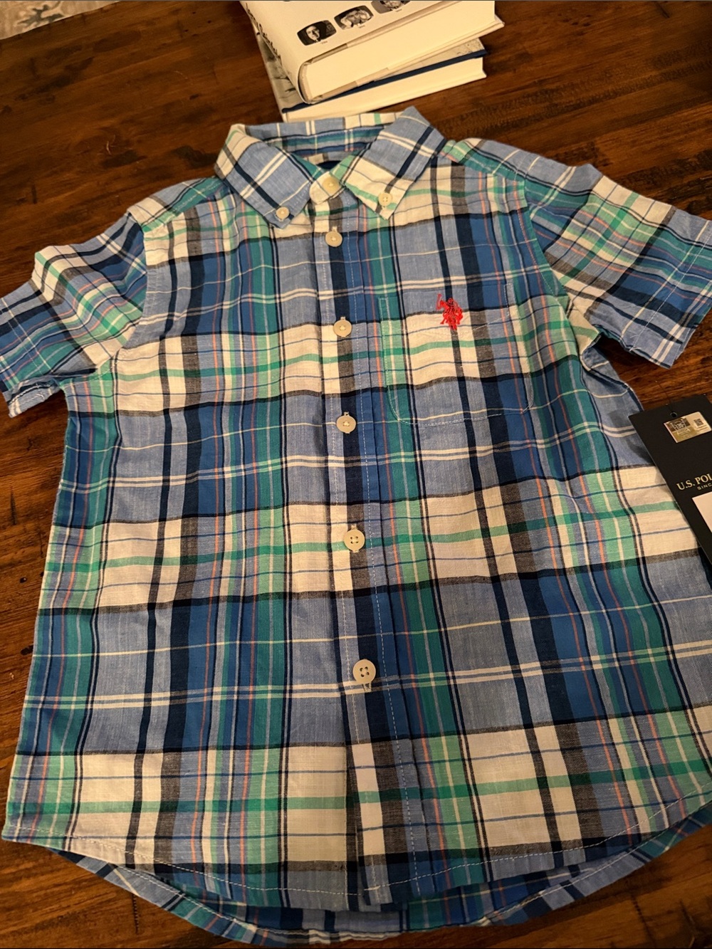 US Polo Assoc Kids Small 6/7 Short Sleeve Shirt